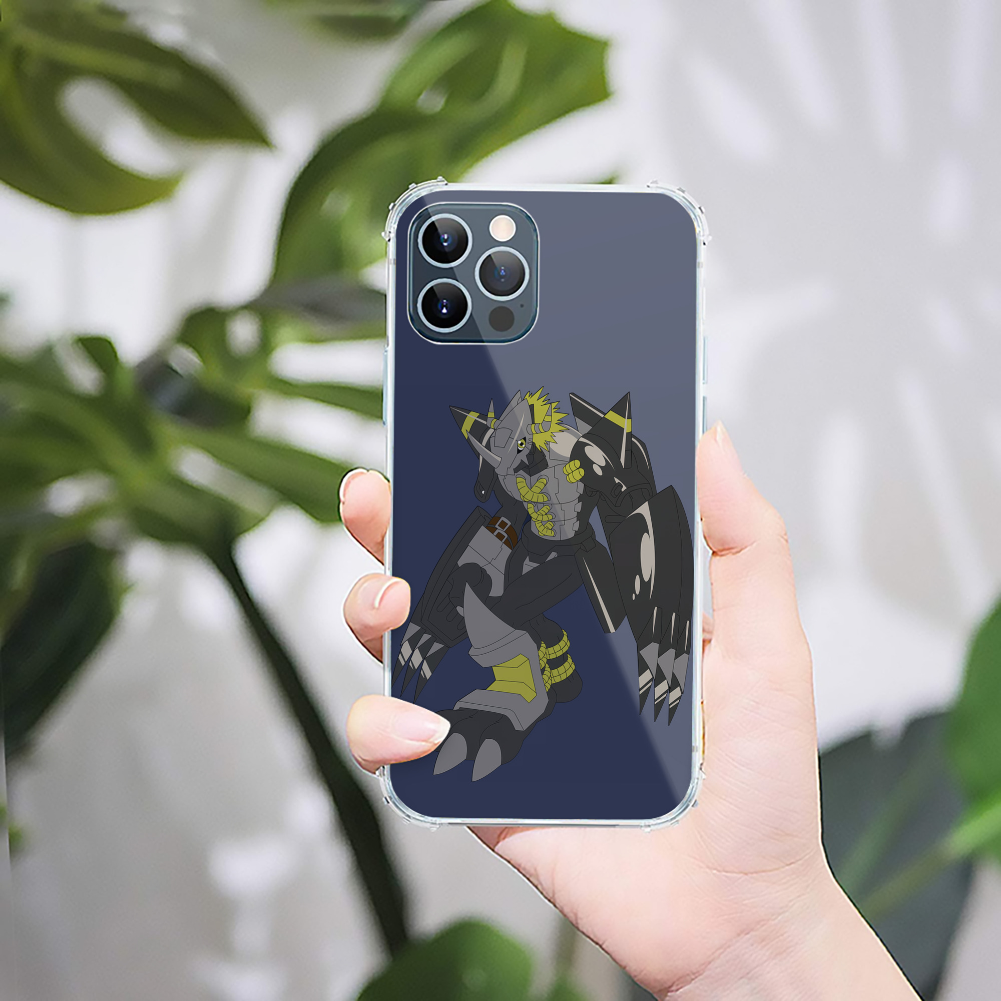 （画像用） Digimon デジタルモンスター/デジモン 【iPhone 12シリーズ対応】透明スマホケース（クリアソフトケース）